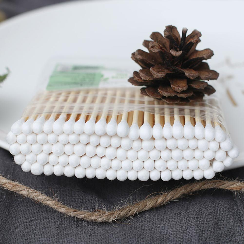 Beauty Makeup & D Anime Studio Vega Baja - 10/100pcs Disposable Cotton Swabs for Beauty