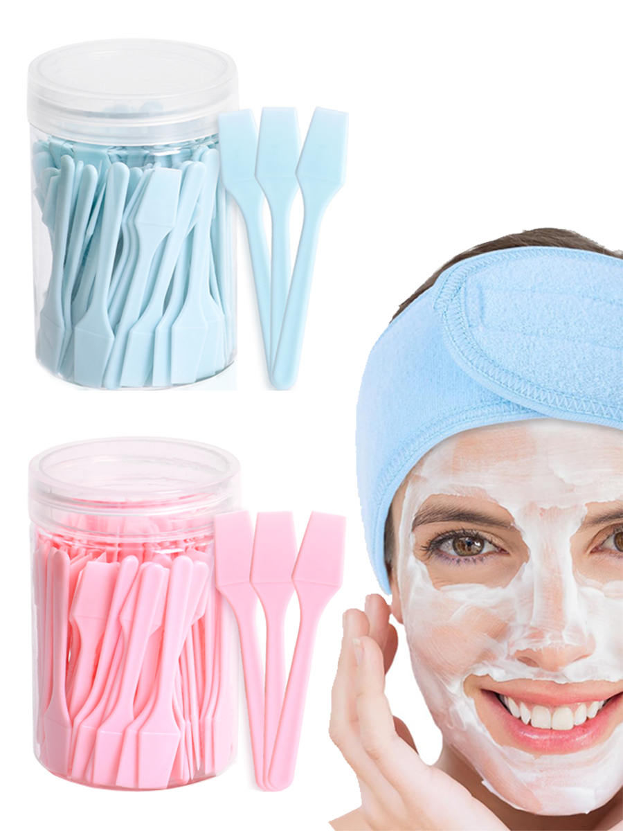 Beauty - Makeup - Eyes - 100 Pieces Cosmetic Spatulas Scoop Face
