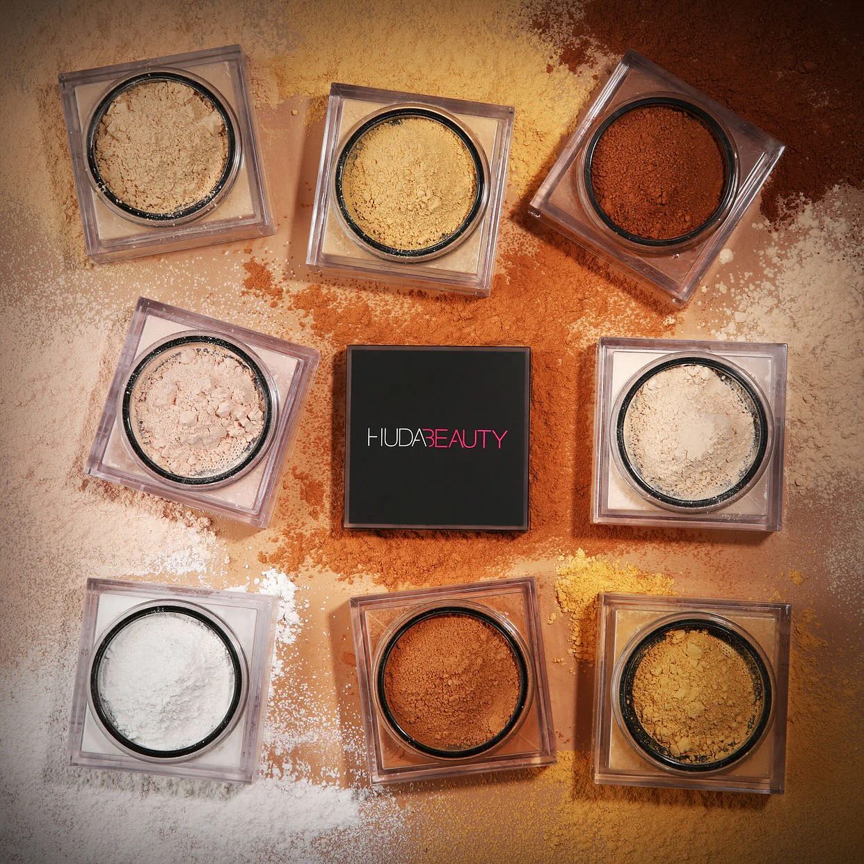 Huda Beauty Makeup Bag - HUDA BEAUTY Delicate Setting Powder Lasting