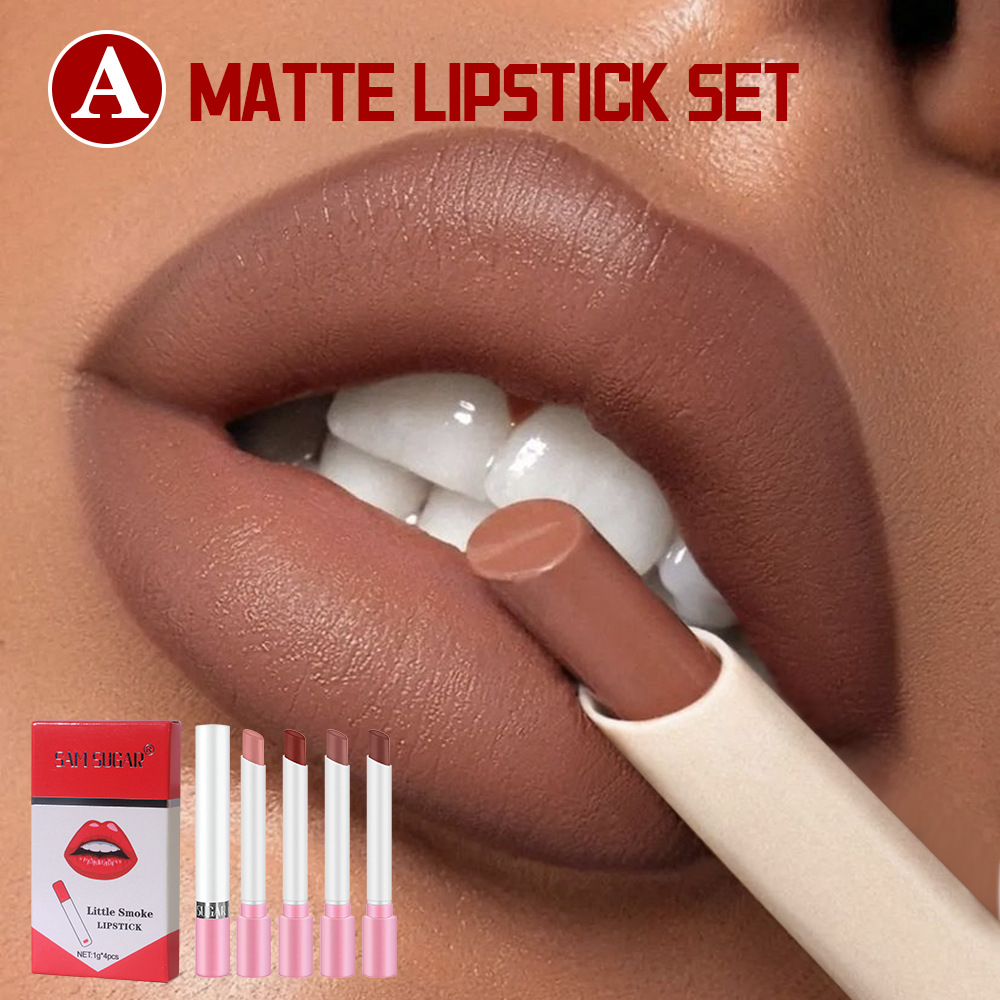 Cigarette Lipstick Set 4 Pcs P - Beauty Makeup Store review and price