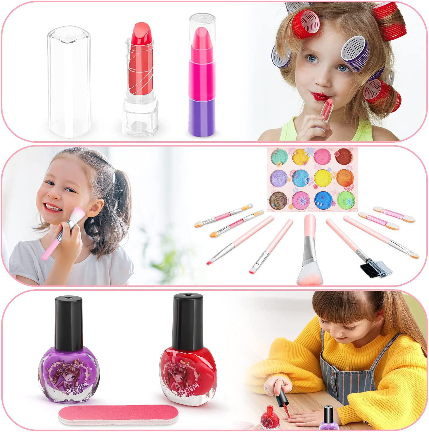 Kids Makeup Toy Kit for Girls, - Beauty Y Makeup review and price