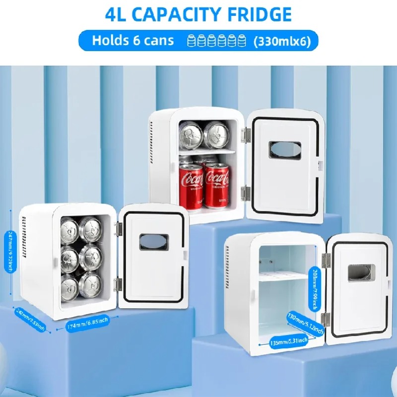 Portable 4L Mini Beauty Fridge - Beauty Makeup Fridge review and price