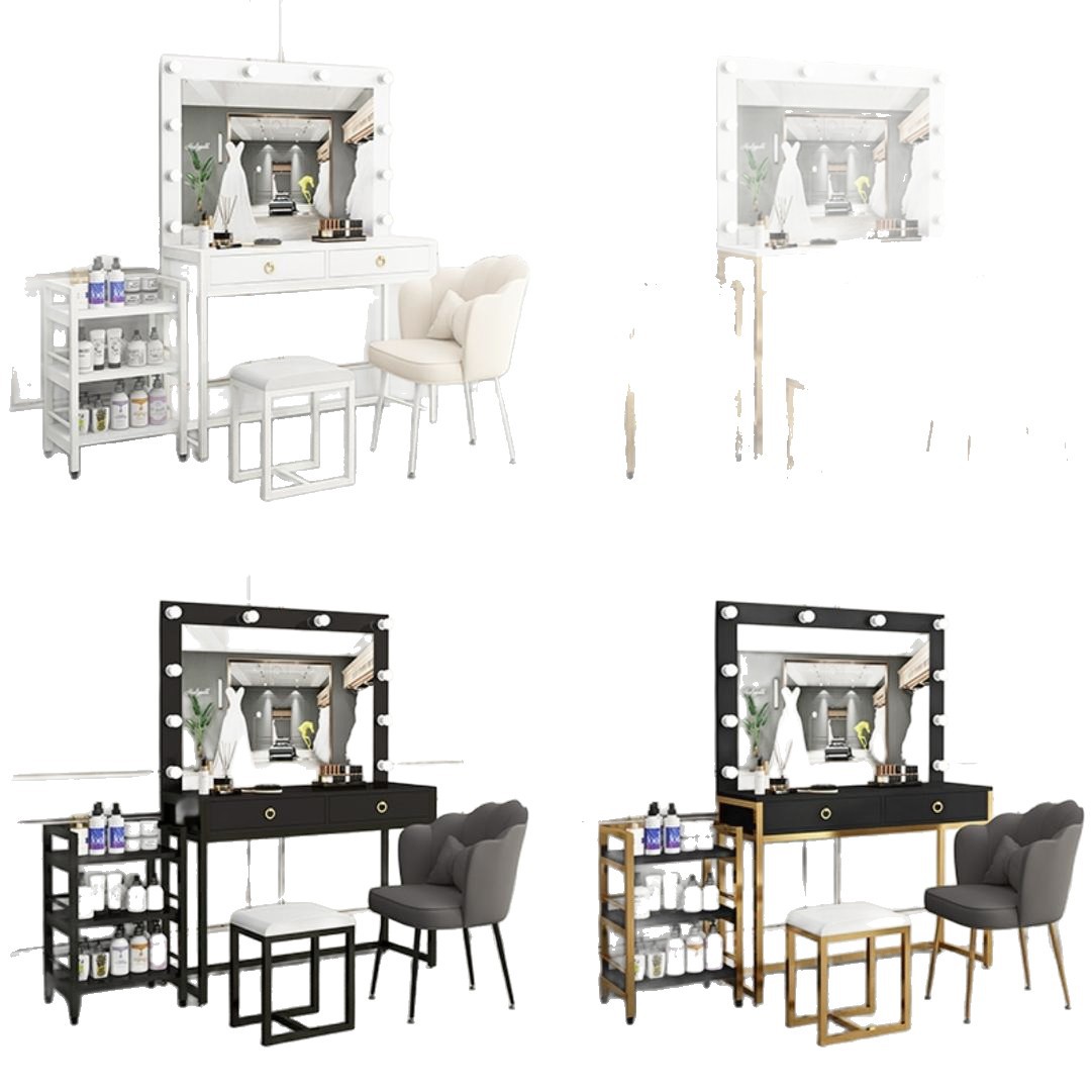 Studio dresser with lamp mirro - Beauty Makeup School review and price