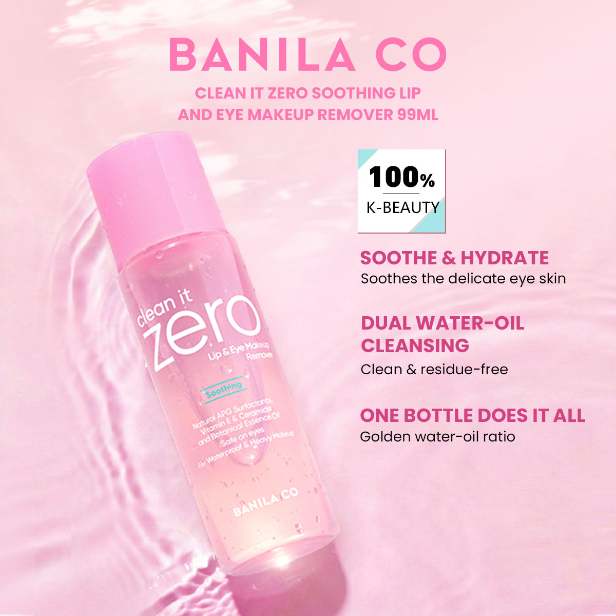 BANILA CO Clean it Zero Soothi - Beauty Makeup & D Anime Studio Vega Baja review and price