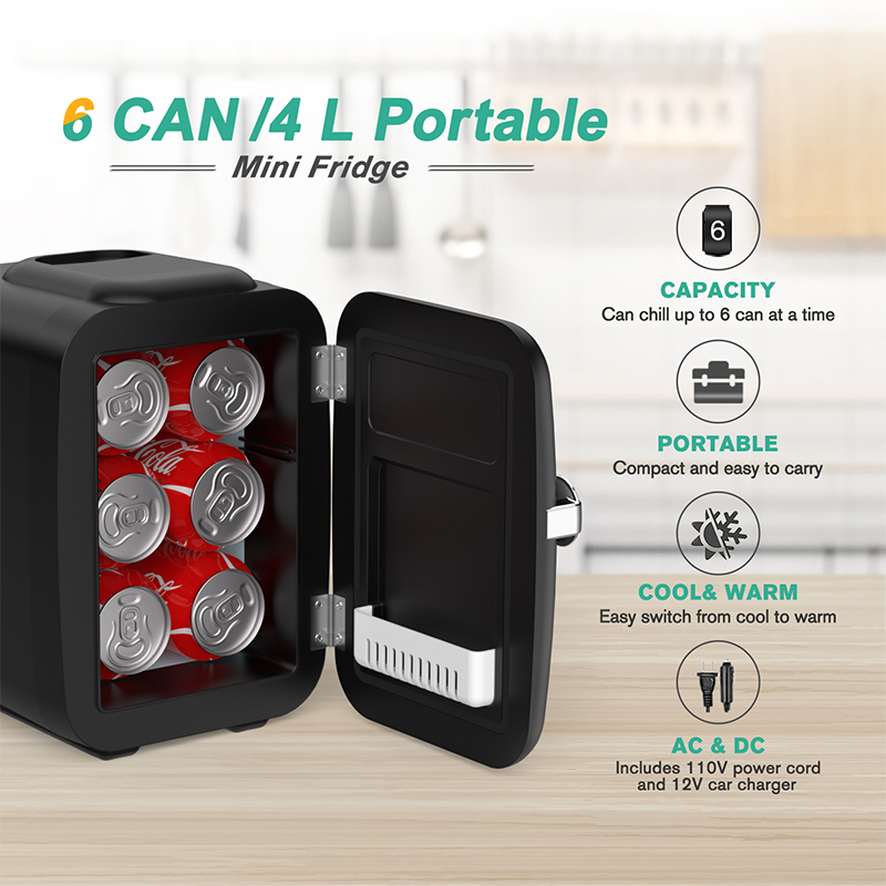 Crownful 4L Mini Fridge 110V 2 - Beauty Makeup Fridge review and price