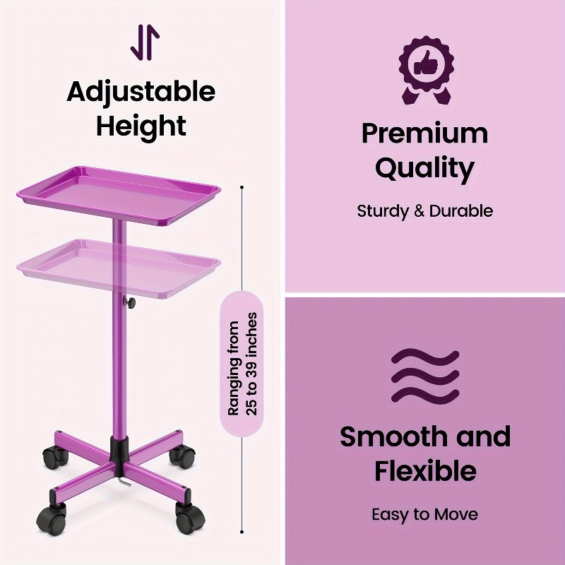 Aluminum Beauty Rolling Cart w - Beauty Makeup Store review and price