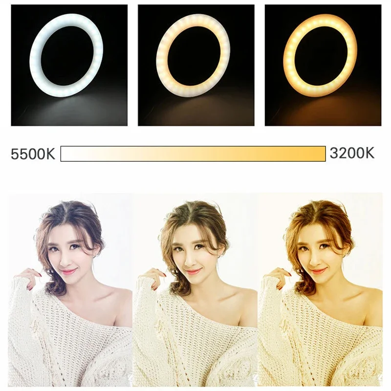 16cm LED Ring Fill Light Video - Beauty Makeup Tiktok review and price