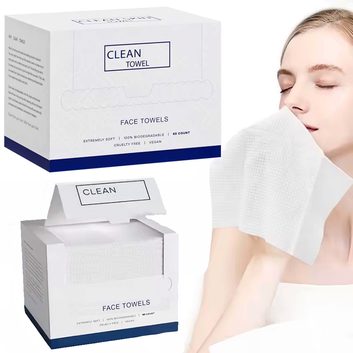 50Pcs/Box Disposable Face Towe - Beauty Makeup Wholesale review and price