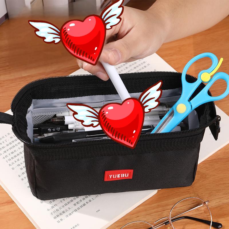 Pencil Case Large Capacity Pen - Beauty Makeup School review and price