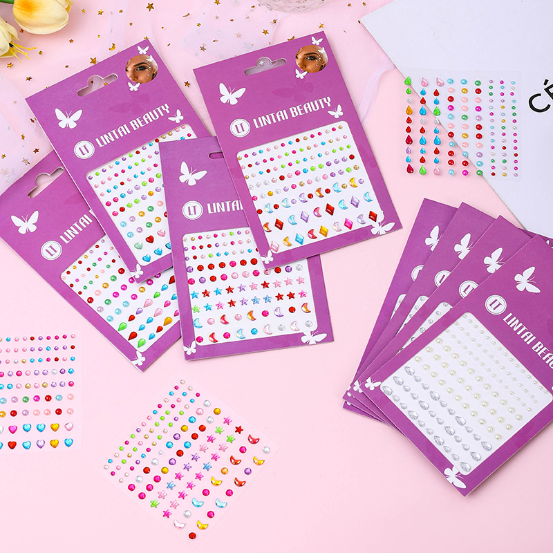 Hot Selling Face Gems Stickers - Beauty Makeup & D Anime Studio Vega Baja review and price