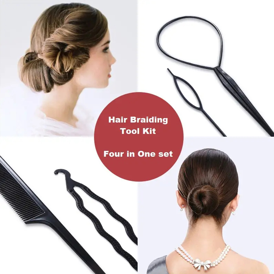 Elegant 4pcs Hair Braiding Too - Beauty Makeup Wholesale review and price