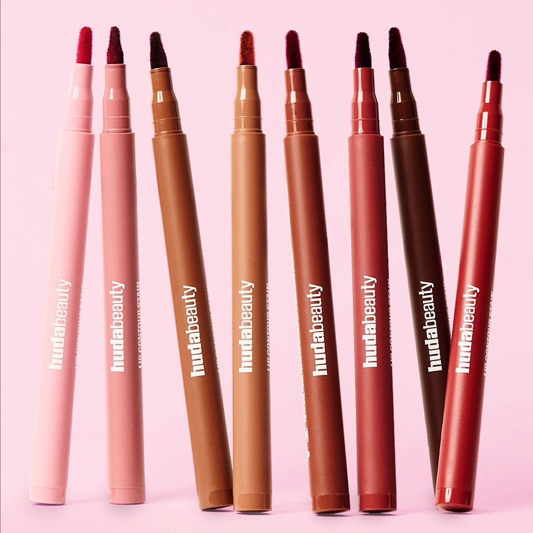 Velvet Brown Lip Liner Pencil  - Huda Beauty Makeup Bag review and price