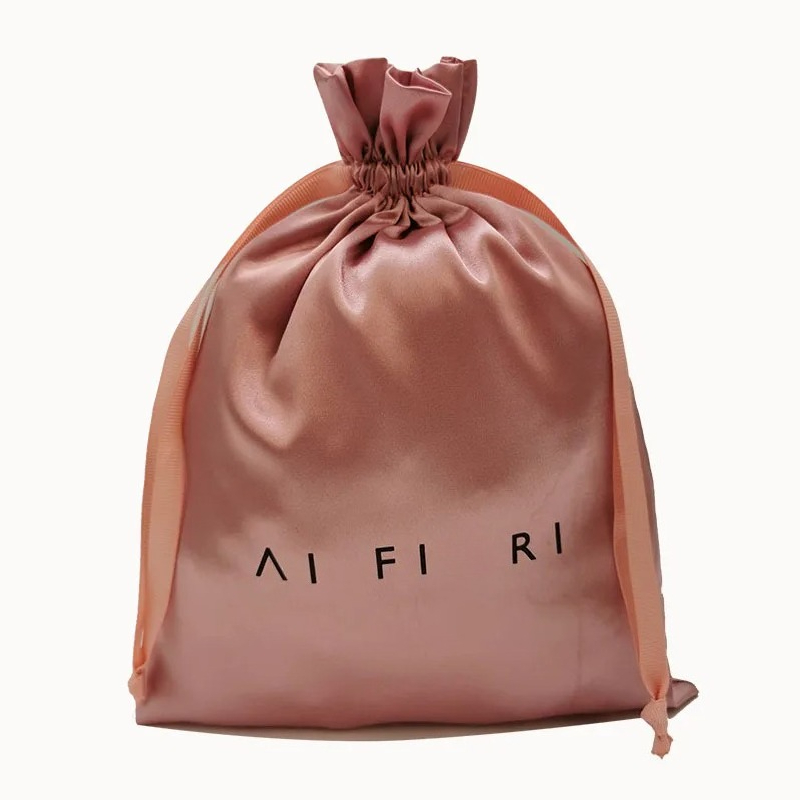 Custom Logo Satin Drawstring B - Beauty Makeup School review and price